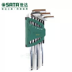 世達(dá) 9件加長(zhǎng)球頭內(nèi)六角組套,09105